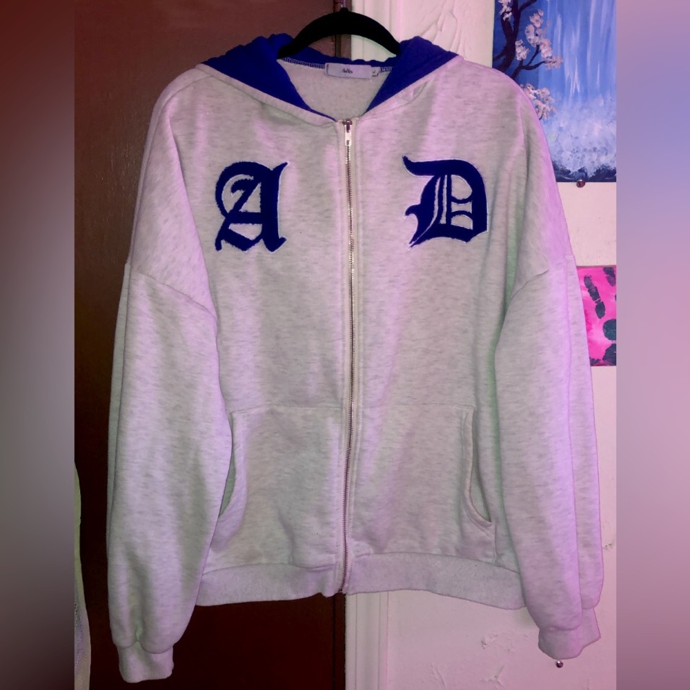 Adika Oversized AD Zip Up Jacket
